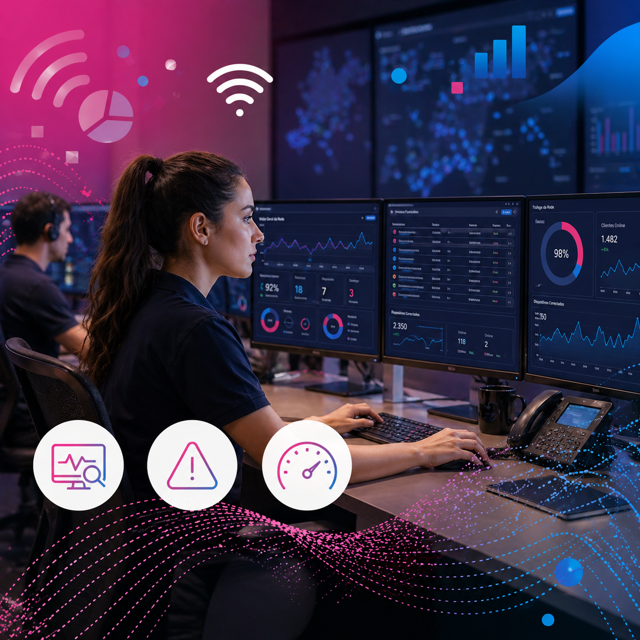 WiFi as a Service Monitoramento Contínuo